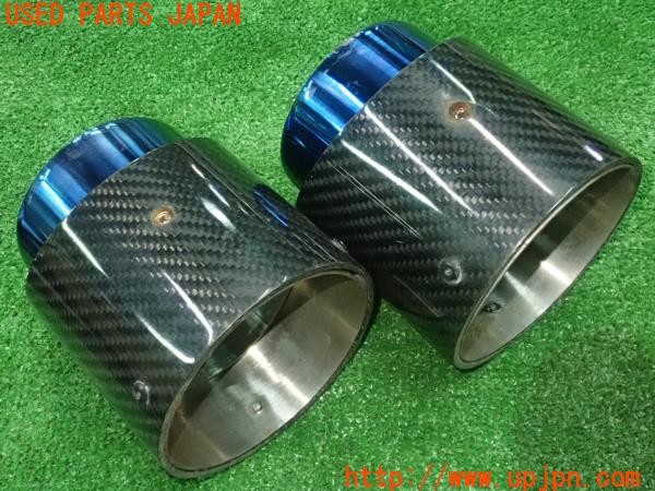3UPJ=9228350012]BMW ミニ(MINI)クーパーS(XR20M F56)社外 マフラーカッター カーボン 中古_2