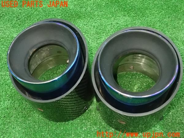 3UPJ=9228350012]BMW ミニ(MINI)クーパーS(XR20M F56)社外 マフラーカッター カーボン 中古_3