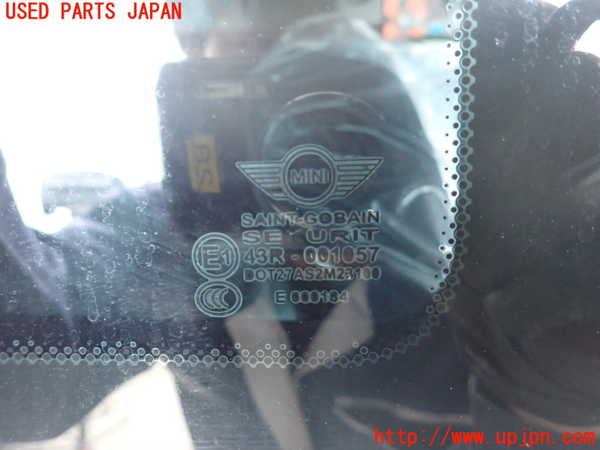 2UPJ-9228371380]BMW ミニ(MINI)クーパーS(MF16S)(R56)右クォーターガラス 中古(43R-001057 M231)_2