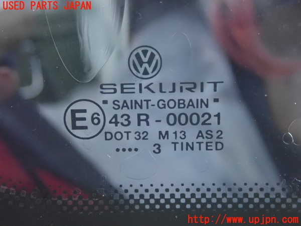 2UPJ-9228381380]VW ルポGTI(6EAVY)右クォーターガラス (43R-00021 M13) 中古_3