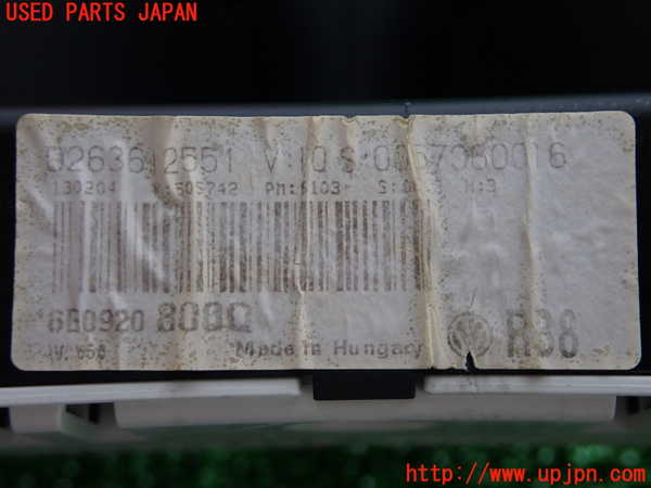 2UPJ-9228386170]VW ルポGTI(6EAVY)スピードメーター 中古_3