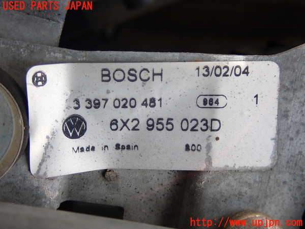 2UPJ-9228386770]VW ルポGTI(6EAVY)フロントワイパーモーター 中古_2