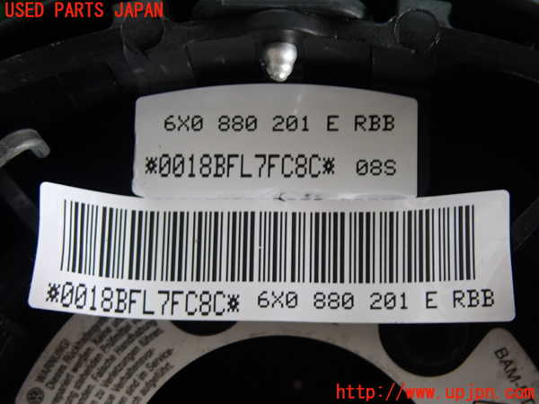 2UPJ-9228387865]VW ルポGTI(6EAVY)運転席側エアバッグカバー 中古_3