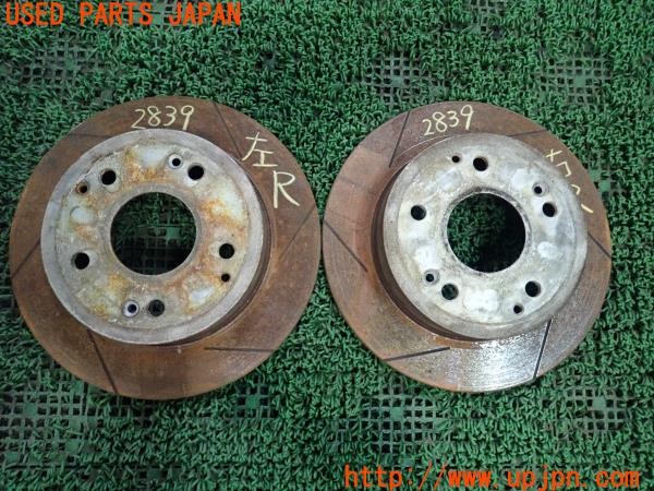 3UPJ=9228390301]シビック タイプR(EP3)前期 DIXCEL? ディクセル? ディスクローター スリット入り 中古_4
