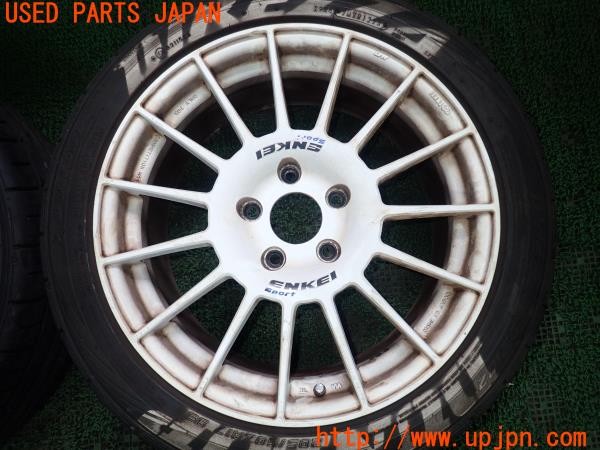 3UPJ=9228390905]シビック タイプR(EP3)前期 ENKEI エンケイ RC-T4 タイヤホイール① 17×7.5J +45 PCD114.3 5穴 2本 中古_3