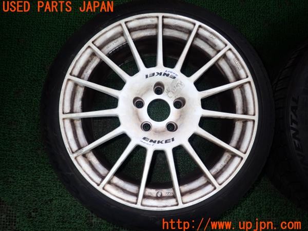 3UPJ=9228390906]シビック タイプR(EP3)前期 ENKEI エンケイ RC-T4 タイヤホイール② 18×9J+35 PCD114.3 5穴 2本 中古_2