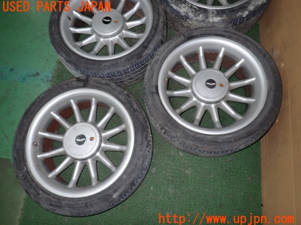 3UPJ=9228400919]アストンマーティン DB7 クーペ(AM7)純正 ホイール 18×8J -14.5 PCD120.65 5穴 4本 センターキャップ専用工具付き 中古_3