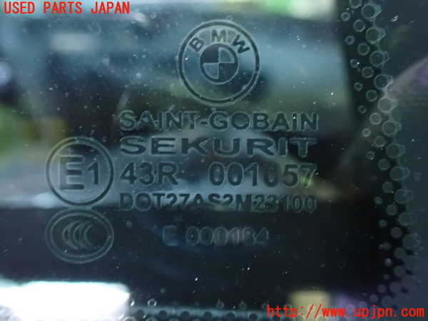 1UPJ-9228481380]BMW M2 クーペ F87(1H30G)右クォーターガラス DOT27AS2M23100 中古_2