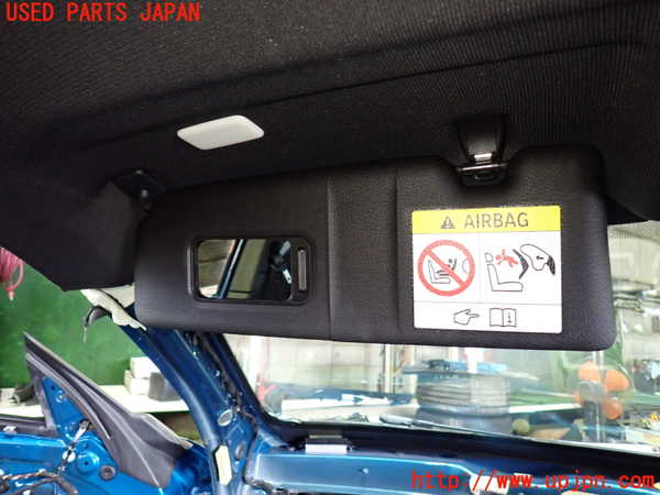 1UPJ-9228487630]BMW M2 クーペ F87(1H30G)室内サンバイザー左側 中古_3