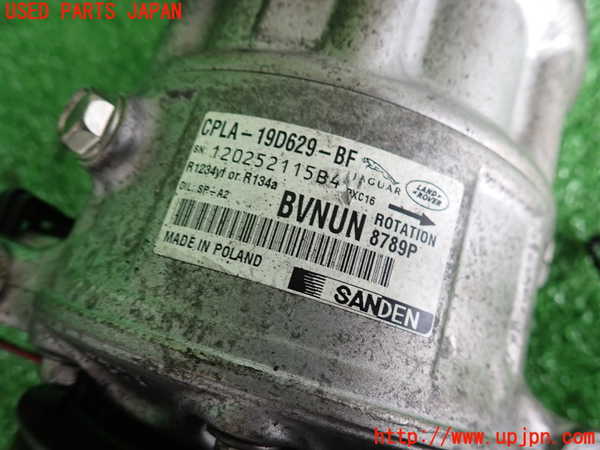 2UPJ-9228536025]ジャガー・XF(JB2NA)エアコンコンプレッサー 中古_3