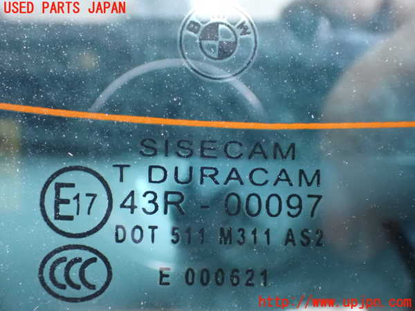 2UPJ-9228581560]BMW アクティブハイブリッド3(AH3)(3F30)(F30)リアガラス 中古(43R-00097 M311)_2