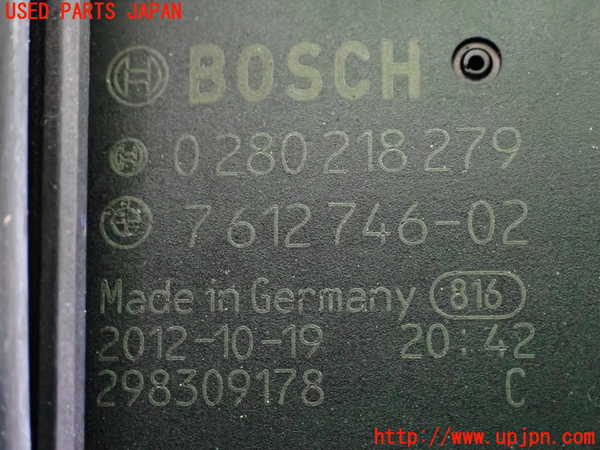 2UPJ-9228586320]BMW アクティブハイブリッド3(AH3)(3F30)(F30)エアフロメーター エアマスセンサー 中古_3