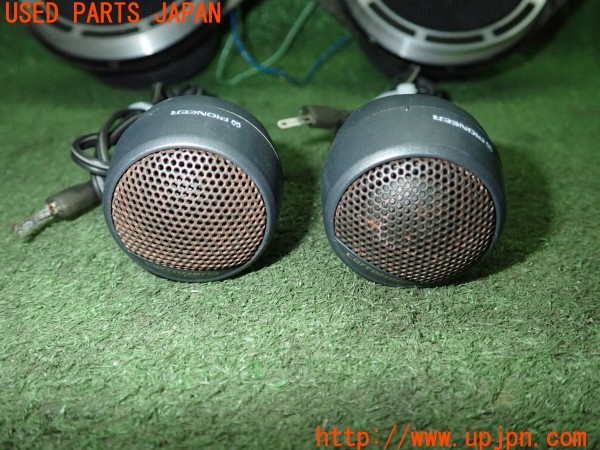3UPJ=9228600535]ハイラックスサーフ(VZN130G)carrozzeria カロッツェリア TS-1088 II TS-T15 スピーカー バッフル付き 中古_3