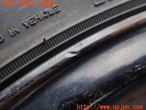 3UPJ=9228620961]ランクルプラド(KZJ78W)後期 社外 タイヤホイール 15×8J -28 PCD139.7 6穴 1本 スタッドレス 中古_5