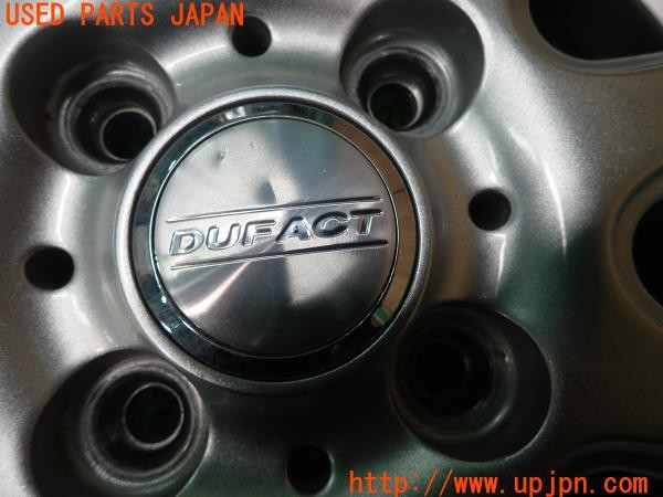 3UPJ=9228650915]サクラ(B6AW KE0型)DUNLOP ダンロップ DUFACT 14インチタイヤホイール 14×4.5J +45 PCD100 4穴 4本 中古_5
