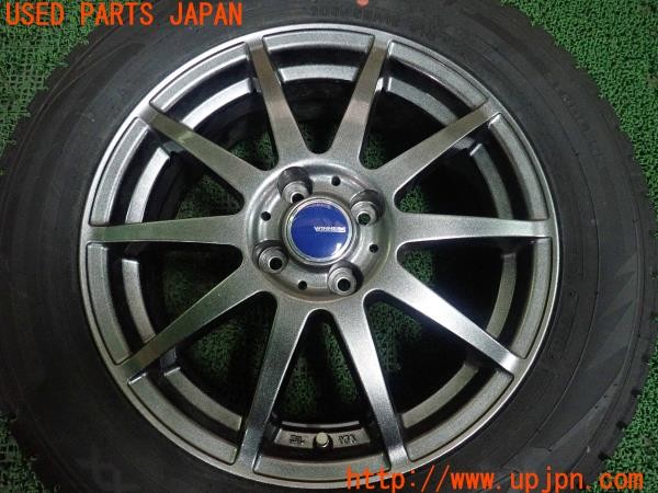 3UPJ=9228660961]ノート オーラ(FE13)後期 Weds WINNERS ウェッズ ウィナーズ スタッドレスタイヤホイール 16×6J +40 PCD100 4穴 1本 中古_2