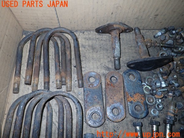 3UPJ=9228680720]三菱ジープ(J53)ネジ・ナット・ステー類 セット ジャンク_2