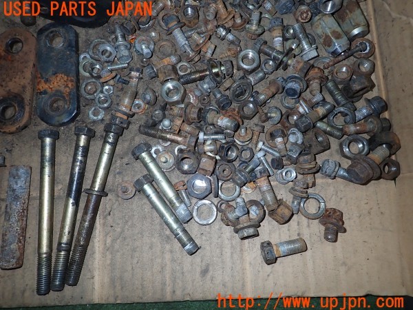 3UPJ=9228680720]三菱ジープ(J53)ネジ・ナット・ステー類 セット ジャンク_5