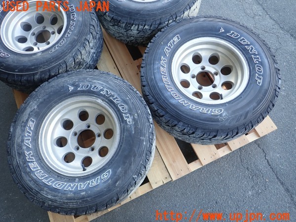 3UPJ=9228680916]三菱ジープ(J53)社外 ホイール 15×8J +19 PCD139.7 5穴 4本 中古_2