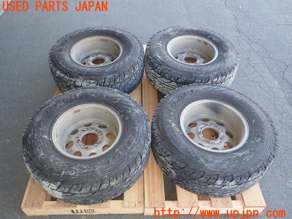 3UPJ=9228680916]三菱ジープ(J53)社外 ホイール 15×8J +19 PCD139.7 5穴 4本 中古_4