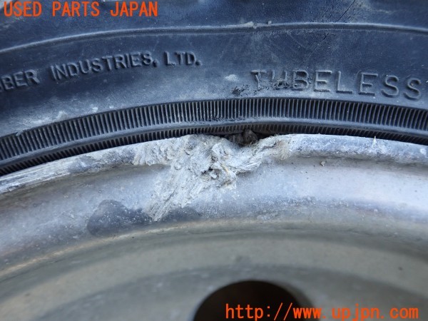 3UPJ=9228680916]三菱ジープ(J53)社外 ホイール 15×8J +19 PCD139.7 5穴 4本 中古_5