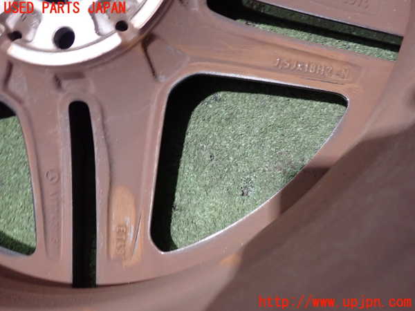 2UPJ-9228699042]ベンツ CLA200 d(118312M)タイヤ　ホイール　1本② 225/45R18 中古_5