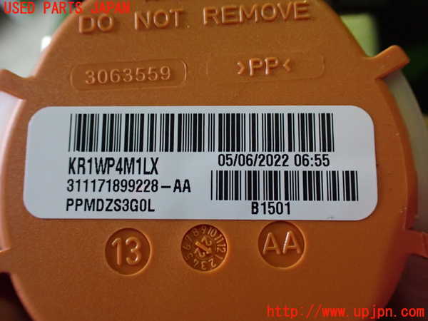 2UPJ-9228707075]ベンツ B200 d(247012)(W247)助手席シートベルト 中古_2