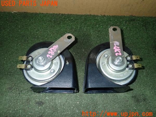 3UPJ=9228720563]180SX タイプR(RPS13(改))中期 MITSUBA ミツバ SLIM SPIRAL HOS-08 ホーン 中古_4