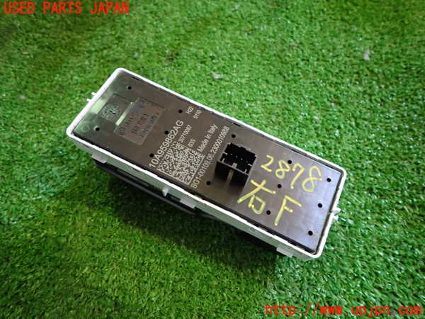 2UPJ-9228786240]VW・ID.4(E2EBJ)右前パワーウィンドウスイッチ 中古_2