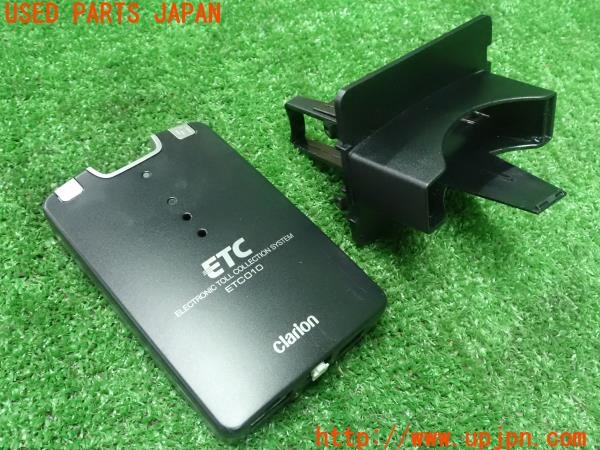 3UPJ=9228820503]ポルシェ ケイマン(981MA123 981c型)純正ビルトイン Clarion クラリオン ETC010 ETC車載器 中古_2