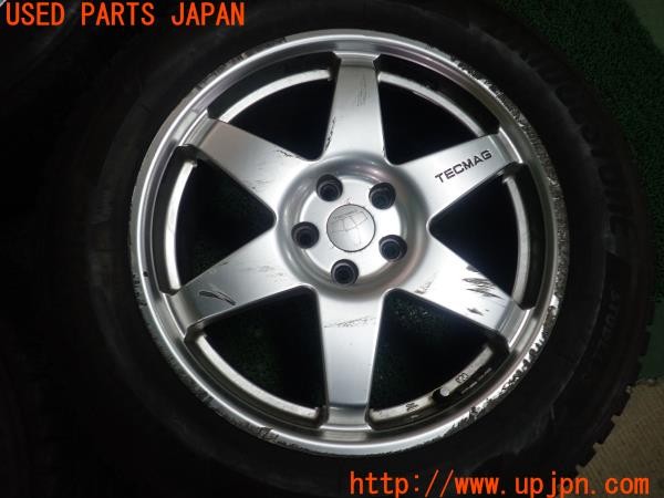 3UPJ=9228860919]ボルボ XC40 B4 AWD Rデザイン(XB420TXCM)TECMAG テクマグ ホイール 18×7.5J +55? PCD108 5穴 4本 中古_2