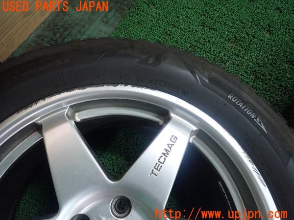3UPJ=9228860919]ボルボ XC40 B4 AWD Rデザイン(XB420TXCM)TECMAG テクマグ ホイール 18×7.5J +55? PCD108 5穴 4本 中古_3
