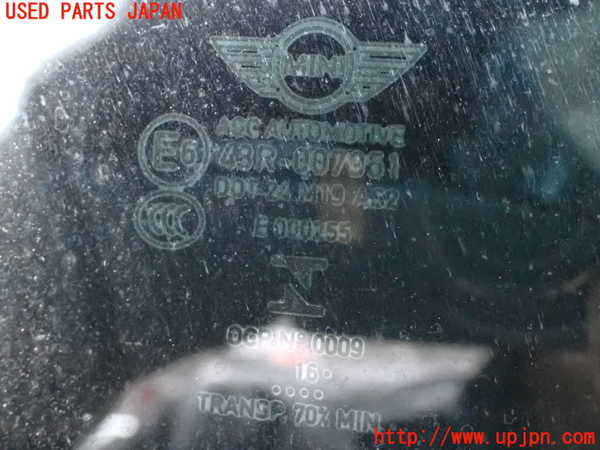 2UPJ-9228871380]BMW ミニ(MINI)クーパーD クロスオーバー(YT20)右クォーターガラス (43R-007951 M19) 中古_2