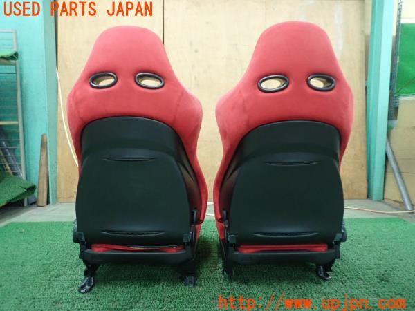 3UPJ=9228880609]シビック タイプR(EP3)RECARO レカロ セミバケットシート 運転席 助手席 レール付き 中古_2