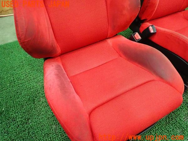 3UPJ=9228880609]シビック タイプR(EP3)RECARO レカロ セミバケットシート 運転席 助手席 レール付き 中古_4