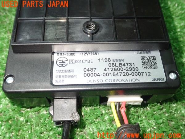 3UPJ=9228890503]ジャガー XF(J05FA)DENSO デンソー DIU-5300 ETC車載器 中古_5
