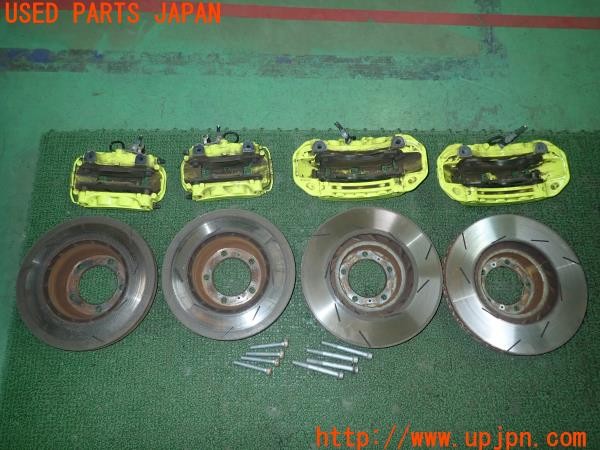 3UPJ=9228910302]ポルシェ パナメーラ SE-ハイブリッド(970CGEA)純正 brembo ブレンボ キャリパーローターセット 中古_2