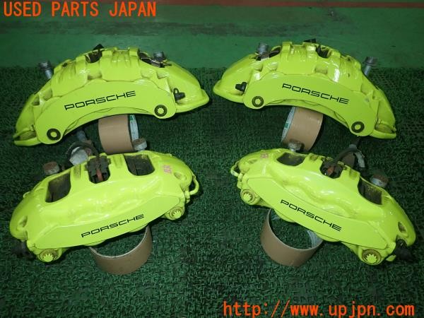 3UPJ=9228910302]ポルシェ パナメーラ SE-ハイブリッド(970CGEA)純正 brembo ブレンボ キャリパーローターセット 中古_3
