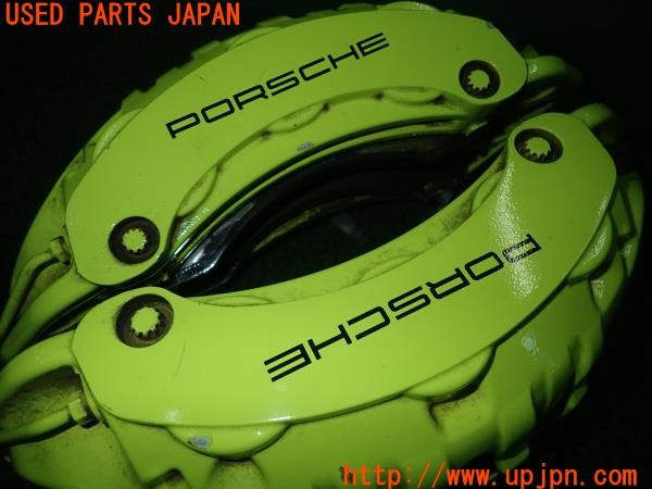 3UPJ=9228910302]ポルシェ パナメーラ SE-ハイブリッド(970CGEA)純正 brembo ブレンボ キャリパーローターセット 中古_5