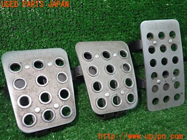 3UPJ=9228950630]ビート バージョンＦ(PP1)前期 DCGNO アルミ ペダルカバー 中古_2