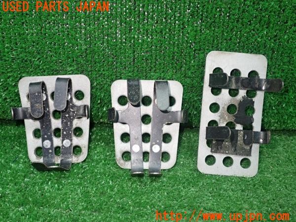 3UPJ=9228950630]ビート バージョンＦ(PP1)前期 DCGNO アルミ ペダルカバー 中古_3