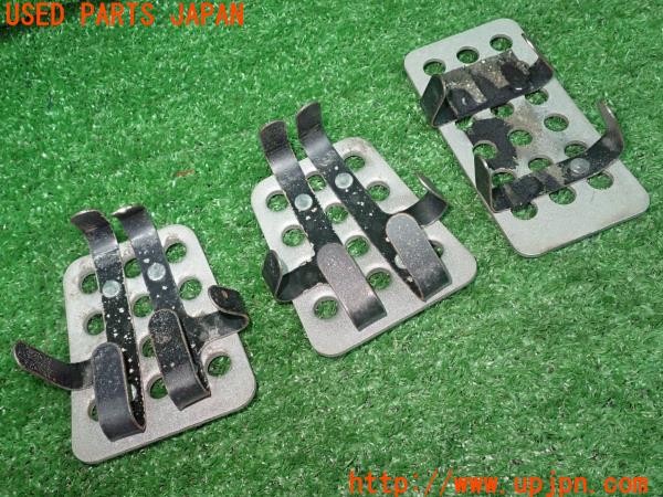 3UPJ=9228950630]ビート バージョンＦ(PP1)前期 DCGNO アルミ ペダルカバー 中古_4
