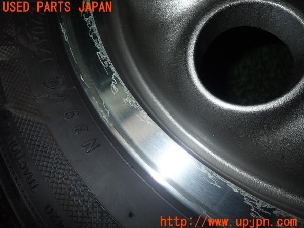 3UPJ=9228950914]ビート バージョンＦ(PP1)前期 純正オプション ホイール 13×4.5J +35 14×5J +45 PCD100 4穴 4本 中古_3