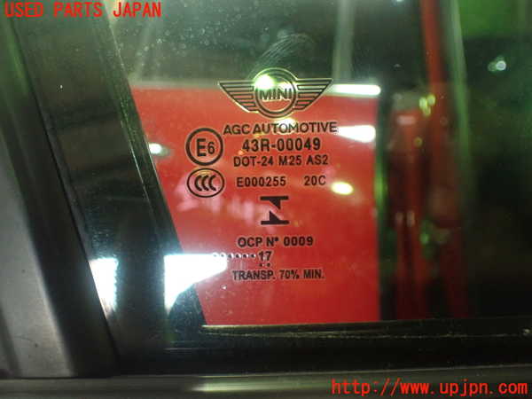 1UPJ-9228981230]BMW ミニ(MINI)クーパーD F55(XT15)右前ドア AGC M25 中古_5