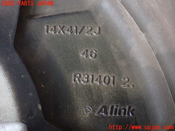 2UPJ-9228999021]日産サクラ(SAKURA)(B6AW)タイヤ　ホイール　1本① 155/65R14 中古_5