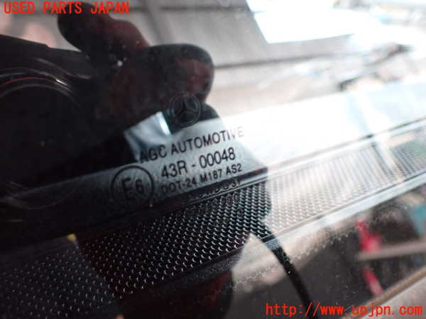 2UPJ-9229001382]ベンツ C200 ステーションワゴン(204248)左クォーターガラス (43R-00048 M187) 中古_2
