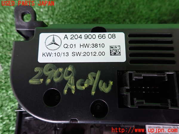 2UPJ-9229006066]ベンツ C200 ステーションワゴン(204248)エアコンスイッチ1 中古_3