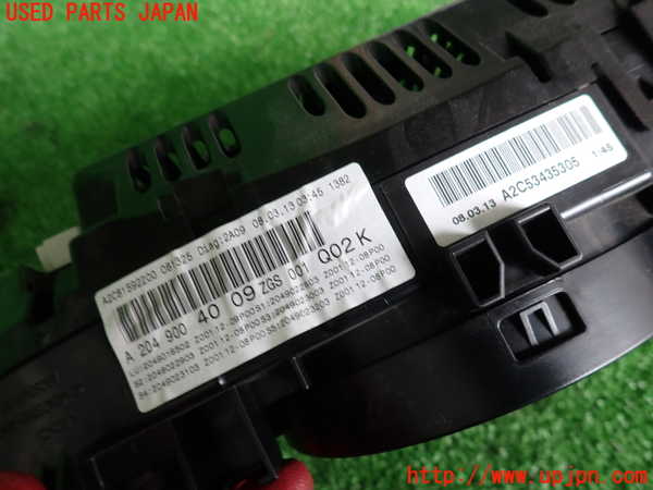 2UPJ-9229006170]ベンツ C200 ステーションワゴン(204248)スピードメーター 中古_3