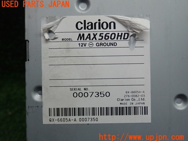 3UPJ=9229010504]アルファロメオ 147 GTA(937AXL)Clarion クラリオン MAX560HD HDDナビ 2006年度版 中古_4