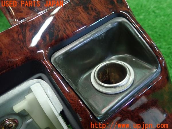 3UPJ=9229020622]ランクルプラド(KDJ95W)後期 純正 55412-60140 木目調センターパネル オーディオパネル インパネ 中古_5